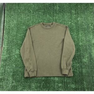 Filson Cotton Crewneck Sweater Olive Green Size Large